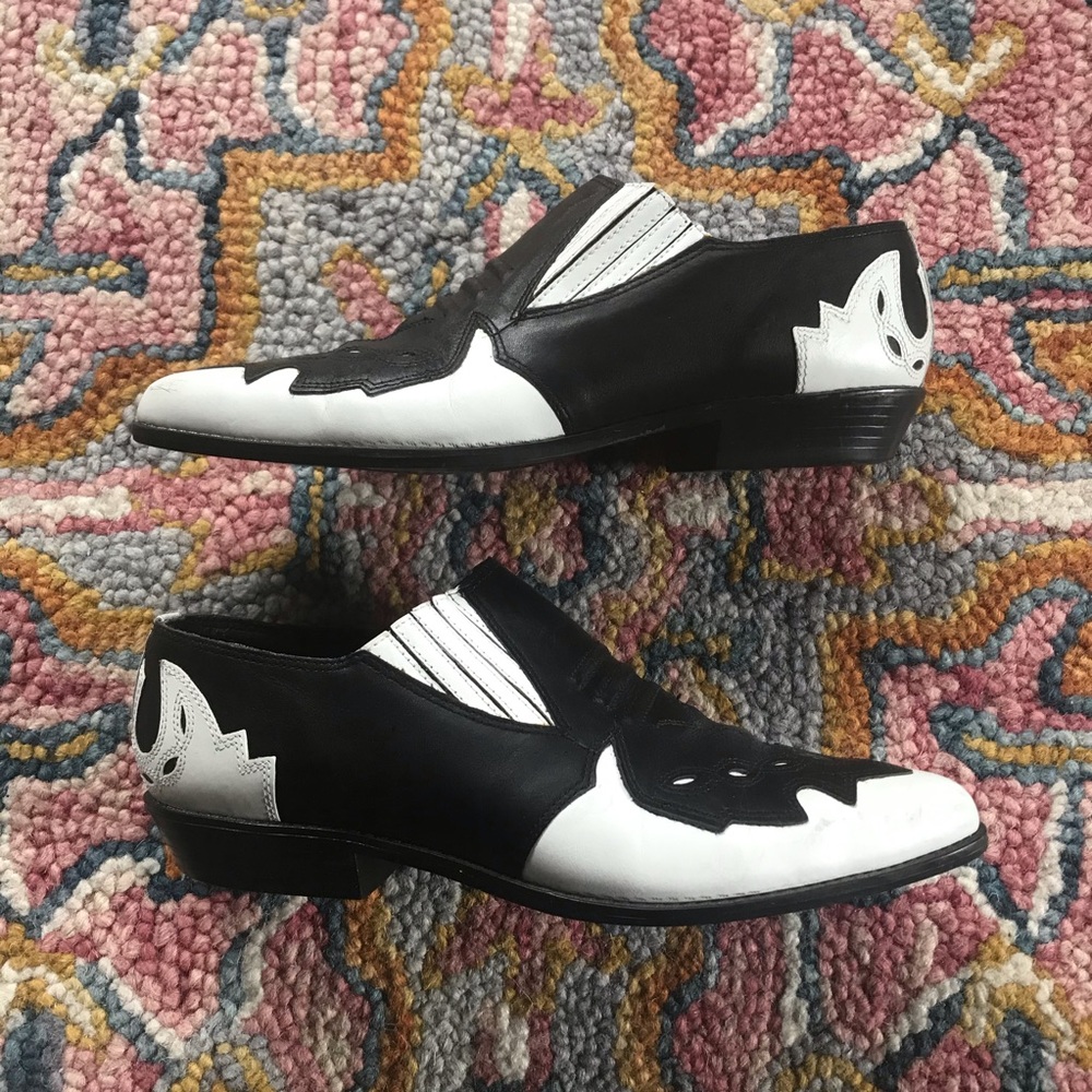 MOOTSIES TOOTSIES | Black & white western shoes